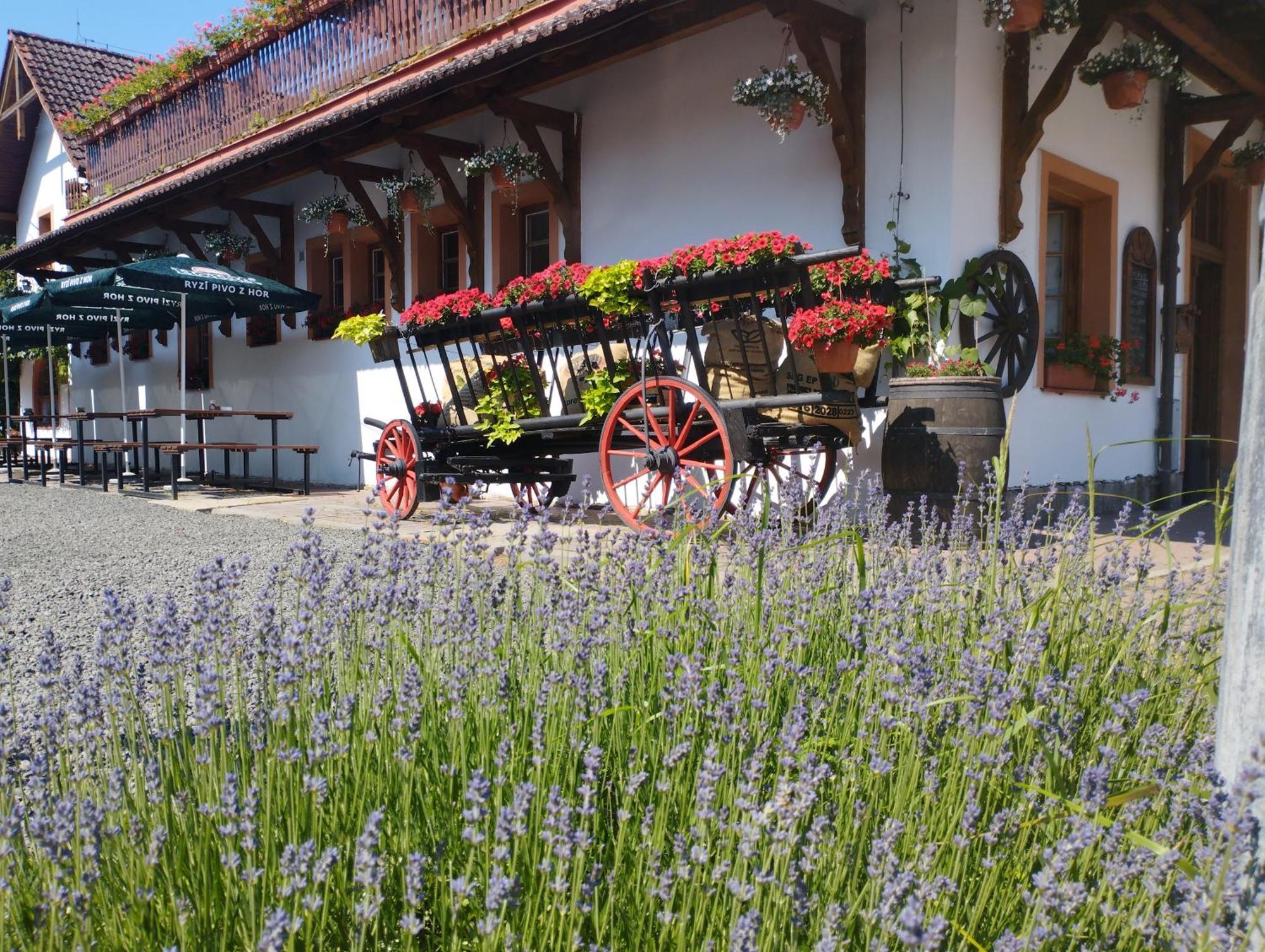 Penzion Restaurace U Helferu Libuň Dış mekan fotoğraf